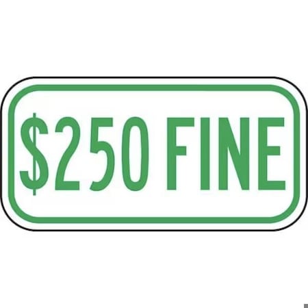 Accuform Handicap Parking Supplemental Sign FRA266RA